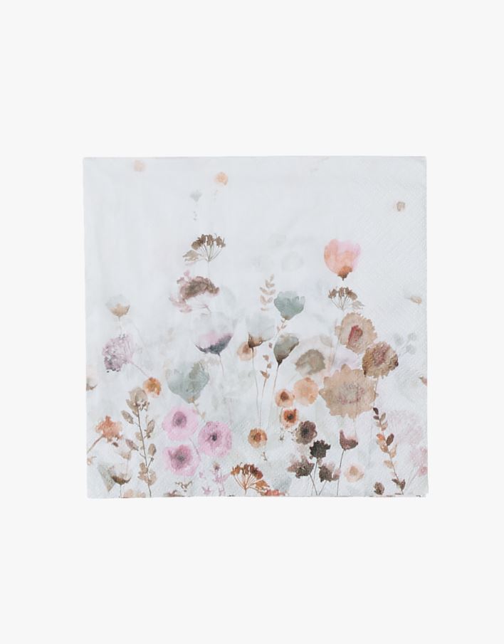 Pabersalvrätikud mitmevärviline/roosa - 33x33 cm mitmevärviline/roosa - 1