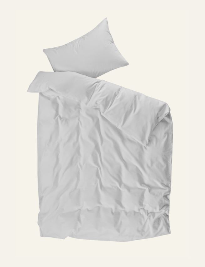 Voodipesukomplekt lõimvärvitud flanell loodusvalge - 3