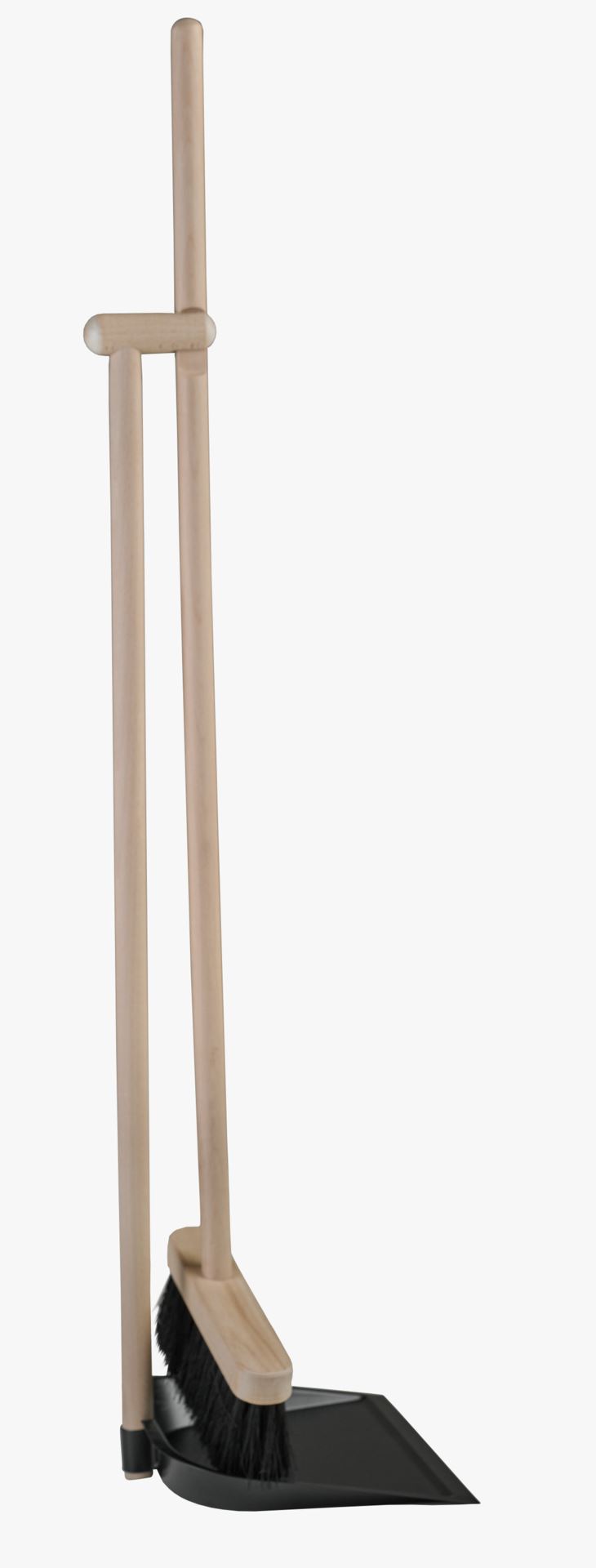 Kühvli- ja harjakomplekt naturaalne toon - 24x97,5 cm naturaalne toon - 1