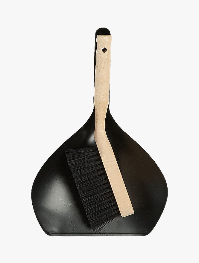 Kühvli- ja harjakomplekt naturaalne toon - 34x21,5cm naturaalne toon - 1