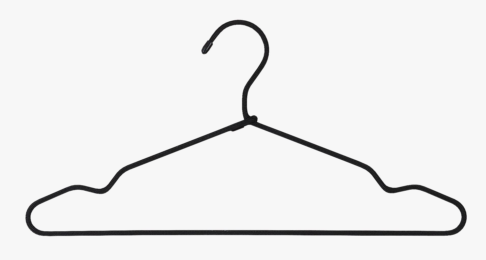 Riidepuu must - 40x20 cm must - 1