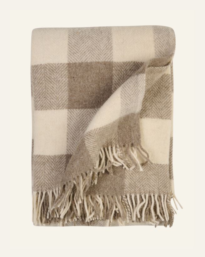 Villapleed taupe - 130x170 cm taupe - 1