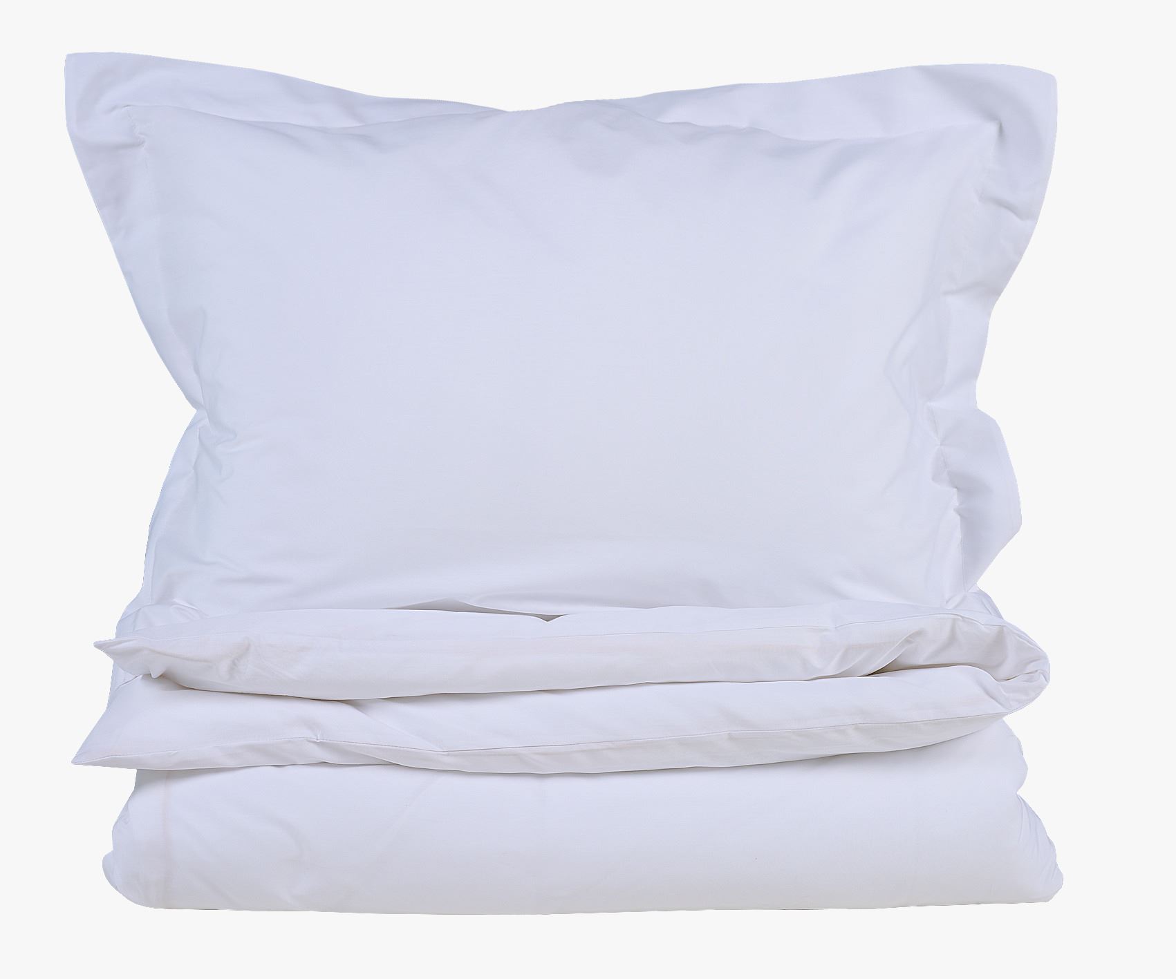 Voodipesukomplekt perkalpuuvillast valge - 150x210 cm valge - 1