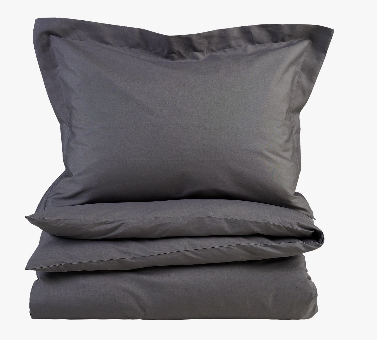 Voodipesukomplekt perkalpuuvillast tumehall - 230x220 cm tumehall - 1