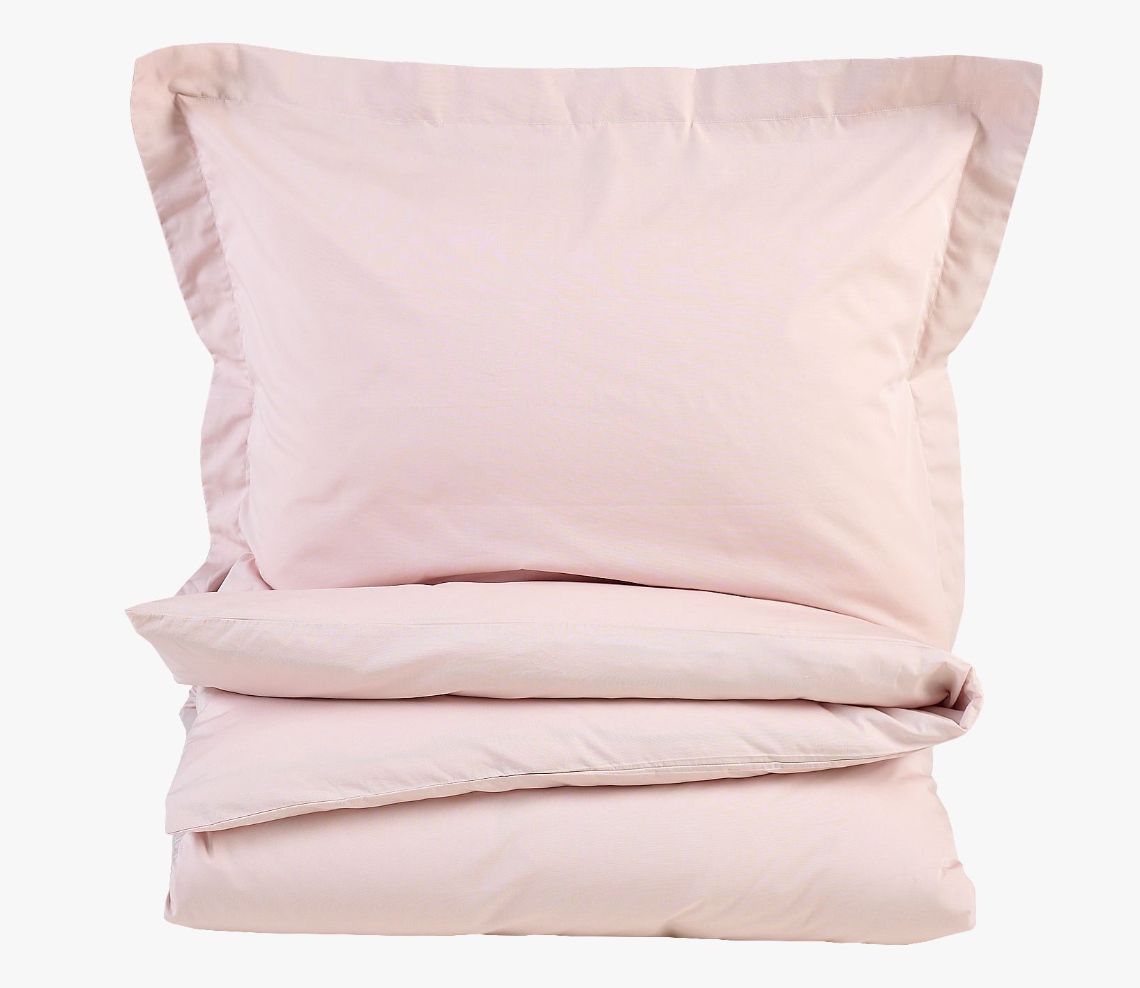 Voodipesukomplekt perkalpuuvillast heleroosa - 150x210 cm heleroosa - 1