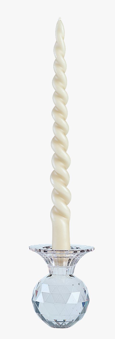 Küünlajalg läbipaistev - 8,5x8,5x9 cm läbipaistev - 1