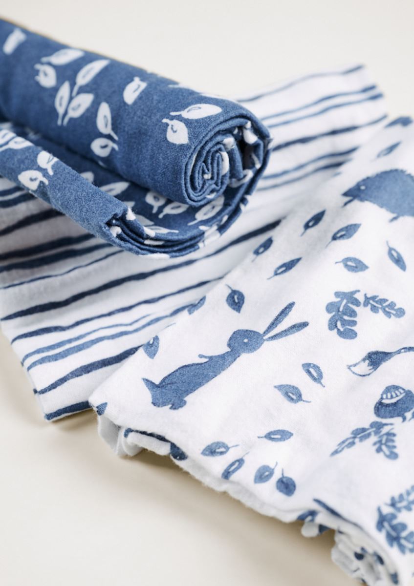 Flanellist riie sinine - 50x50 cm sinine - 1