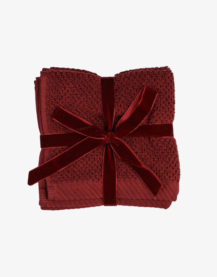 Riie 2 tk punane - 30x30 cm punane - 1