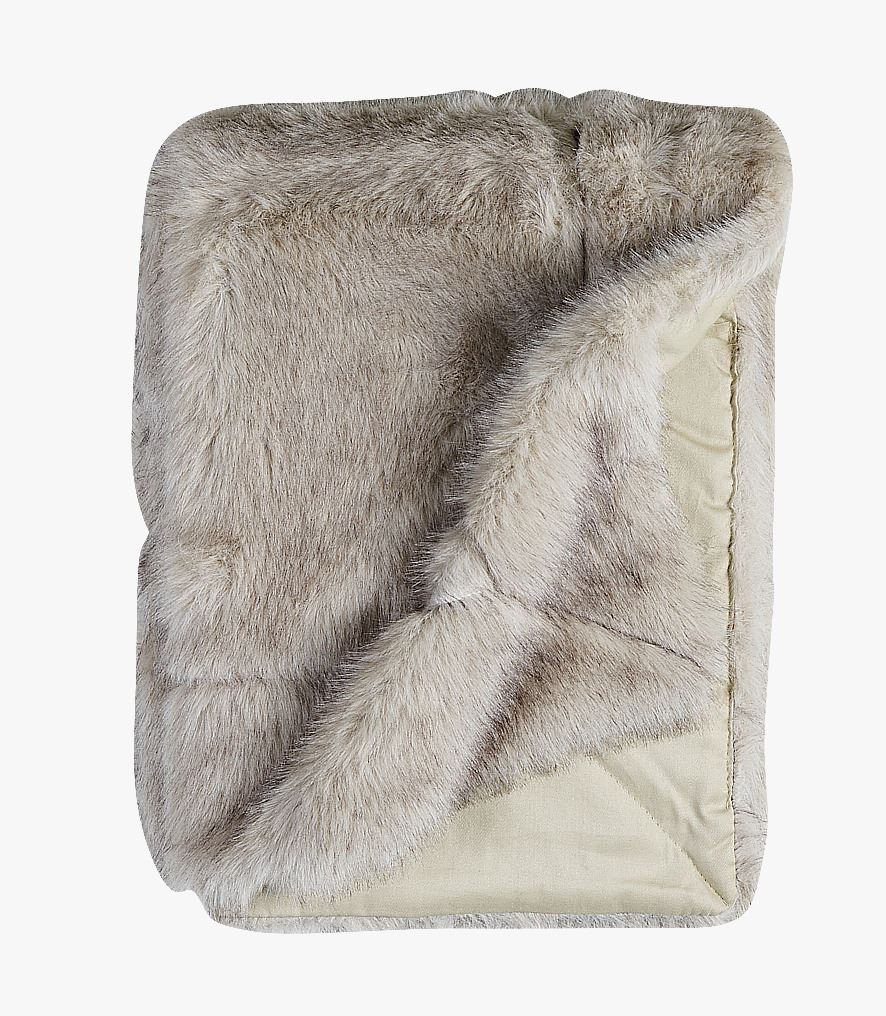 Karusnahast pleed naturaalne toon - 130x170 cm naturaalne toon - 1