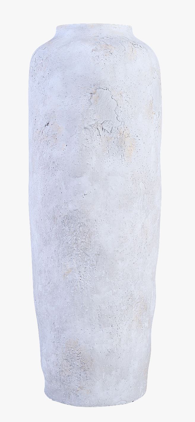 Keraamiline vaas loodusvalge - 25x25x70 cm loodusvalge - 1