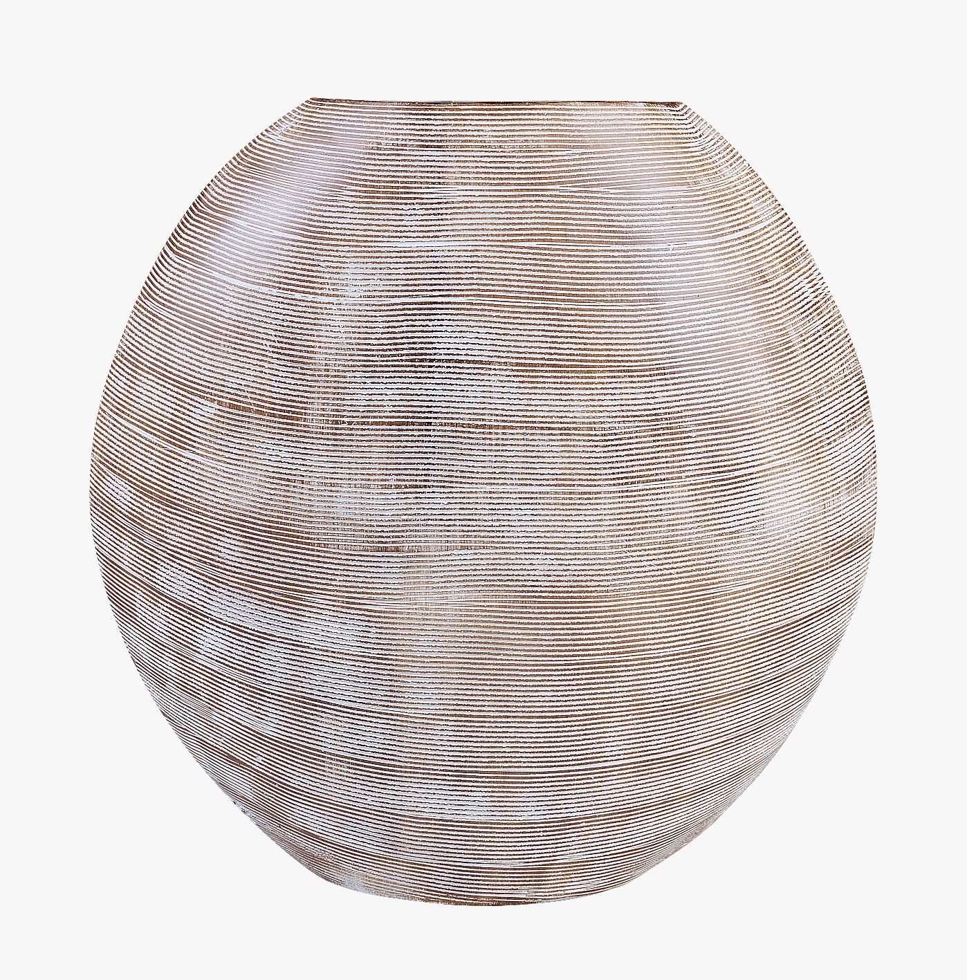 Keraamiline vaas loodusvalge - 41,5x18x41 cm loodusvalge - 1