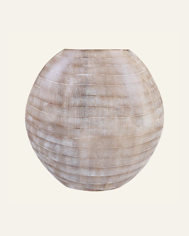 Vaas loodusvalge - 41,5x18x41 cm loodusvalge - 1