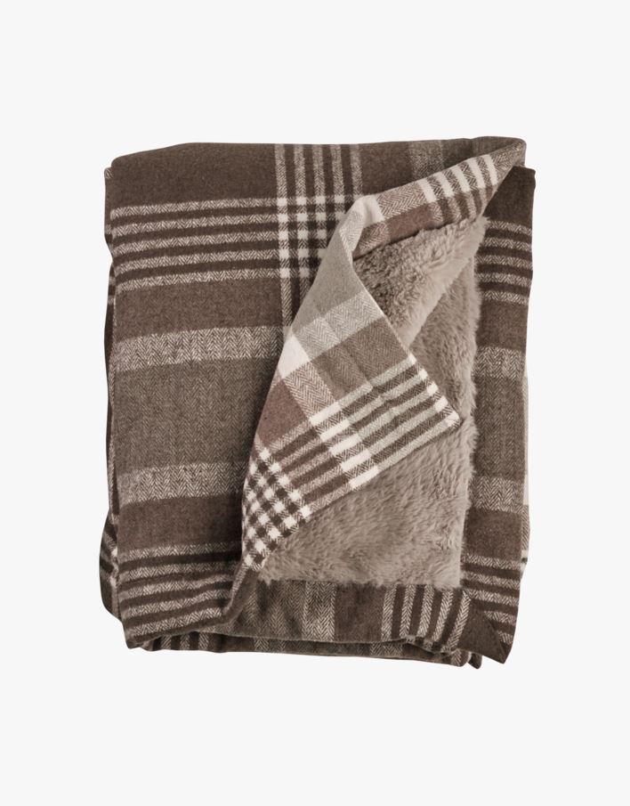 Karusnahast pleed mitmevärviline/pruun - 130x170 cm mitmevärviline/pruun - 1