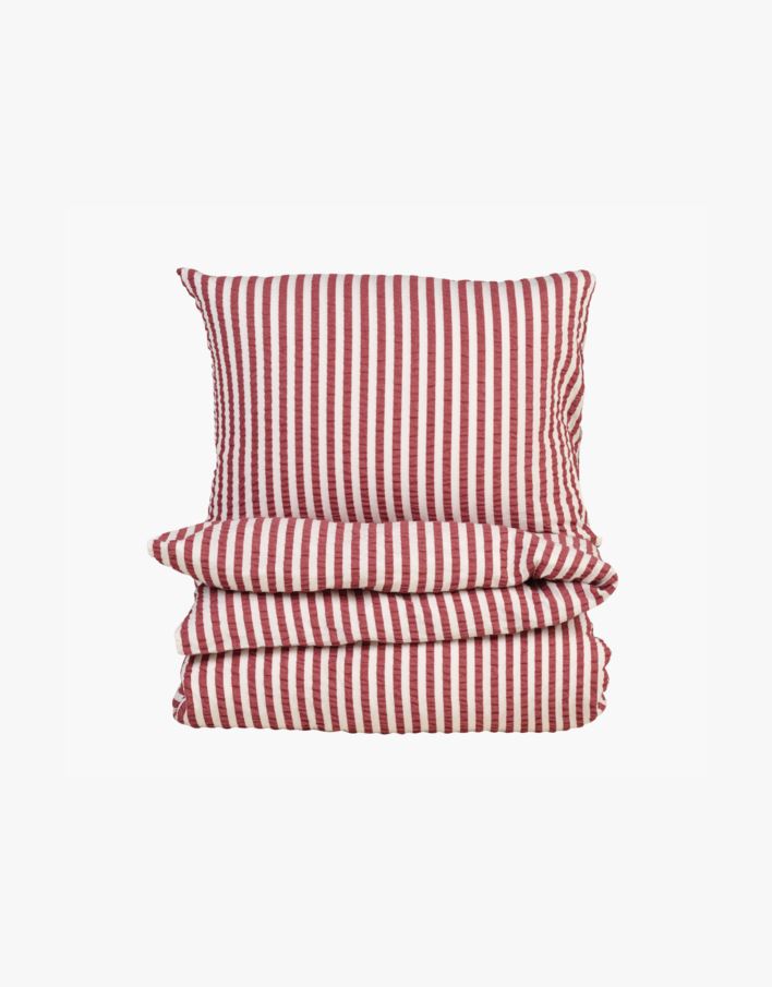 Voodipesukomplekt krepp-puuvillane punane - 230x220 cm punane - 1