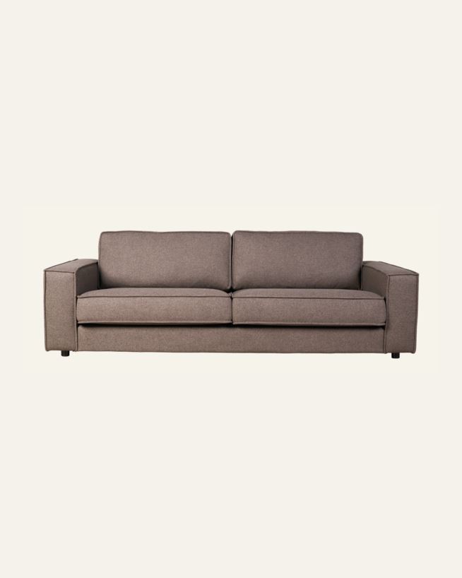 3-kohaline diivan pruun - 222x95x79 cm pruun - 1