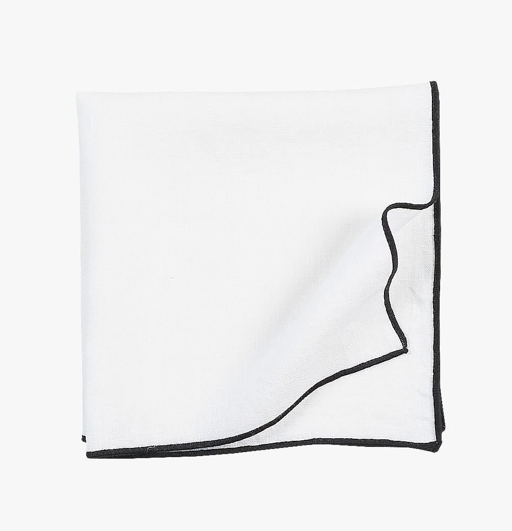 Linane servjett valge - 47x47 cm valge - 1