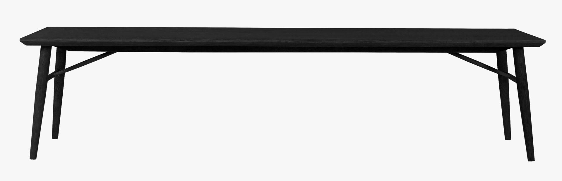 Söögilaua pink must - 40x190x45 cm must - 1