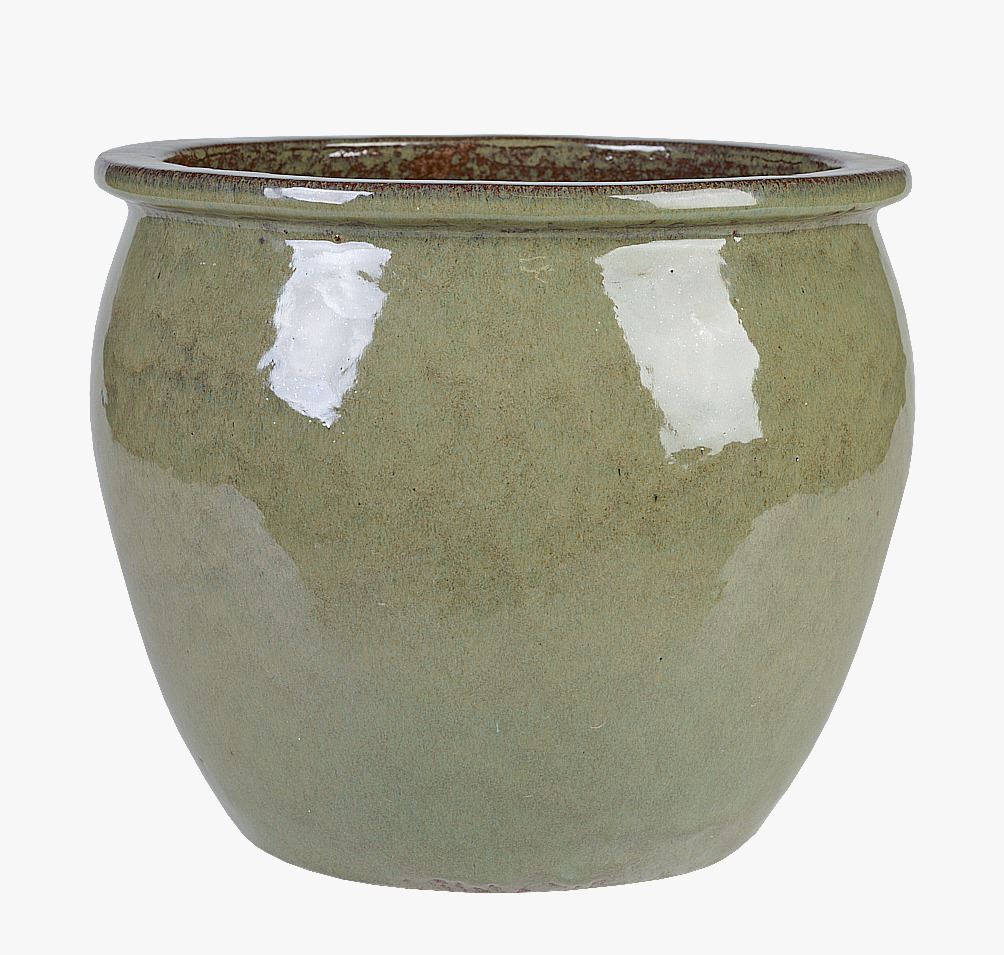 Keraamiline vaas heleroheline - 29,5x29,5x23 cm heleroheline - 1