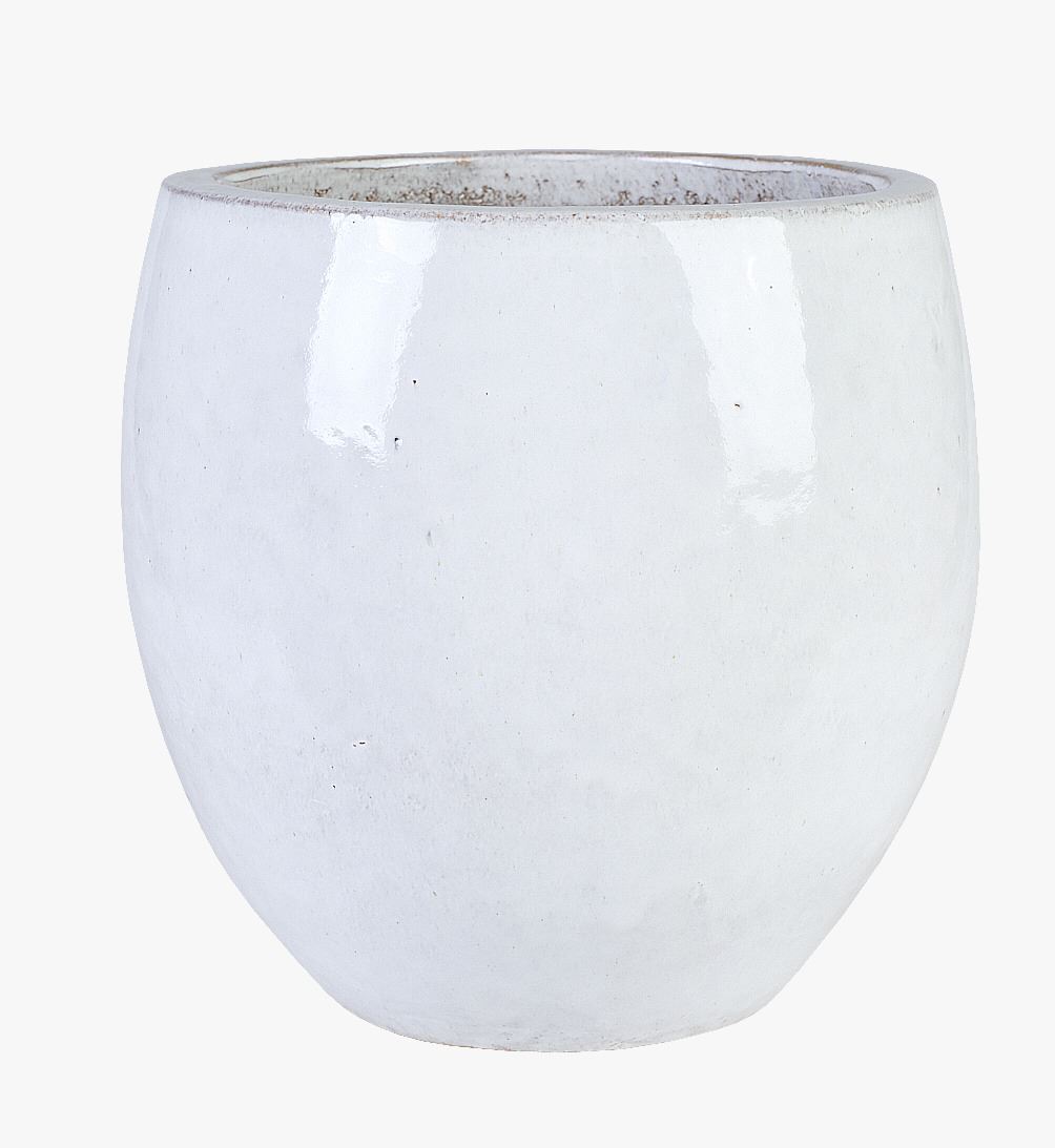 Keraamiline vaas loodusvalge - 30x30x30 cm loodusvalge - 1