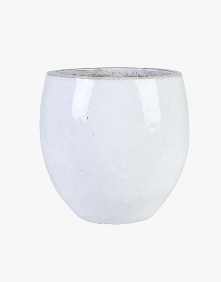 Keraamiline vaas loodusvalge - 30x30x30 cm loodusvalge - 1