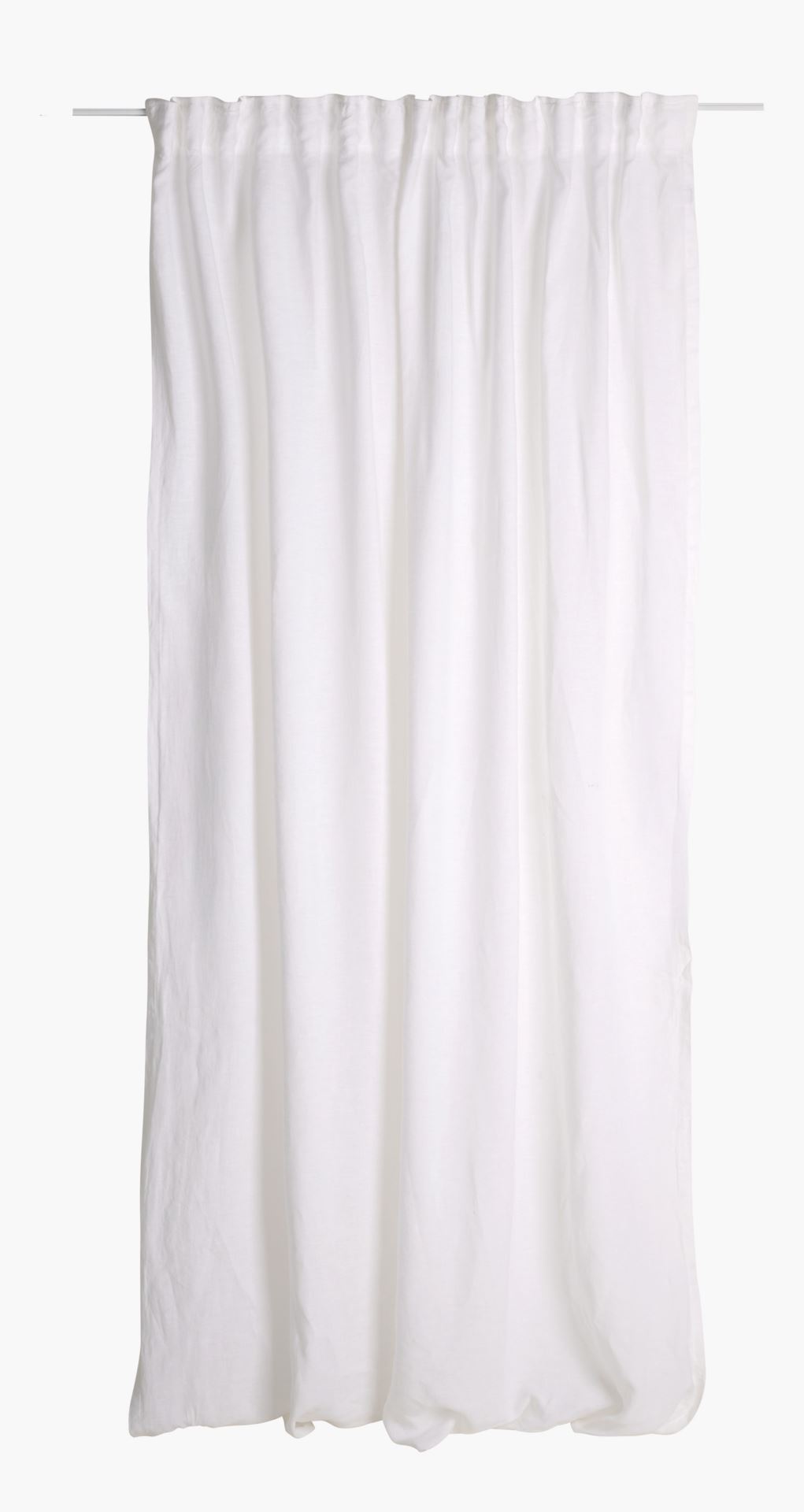 Linane kardin valge - 140x250 cm valge - 1