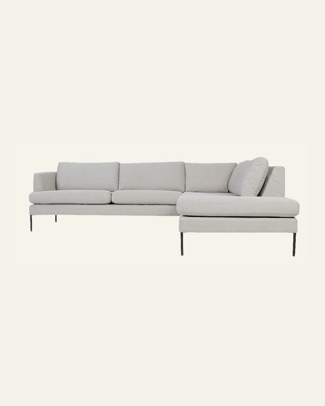 Diivan avatud ots paremal beež - 269x220x80 cm beež - 1
