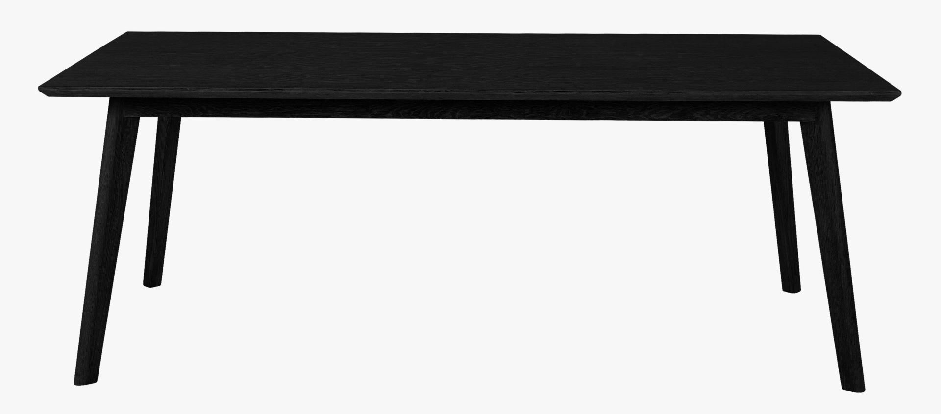 Söögilaud must - 100x200x75 cm must - 1