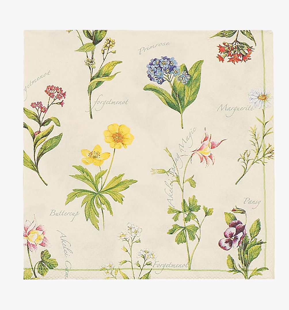 Pabersalvrätikud mitmevärviline - 33x33 cm mitmevärviline - 1