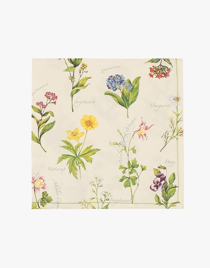 Pabersalvrätikud mitmevärviline - 33x33 cm mitmevärviline - 1