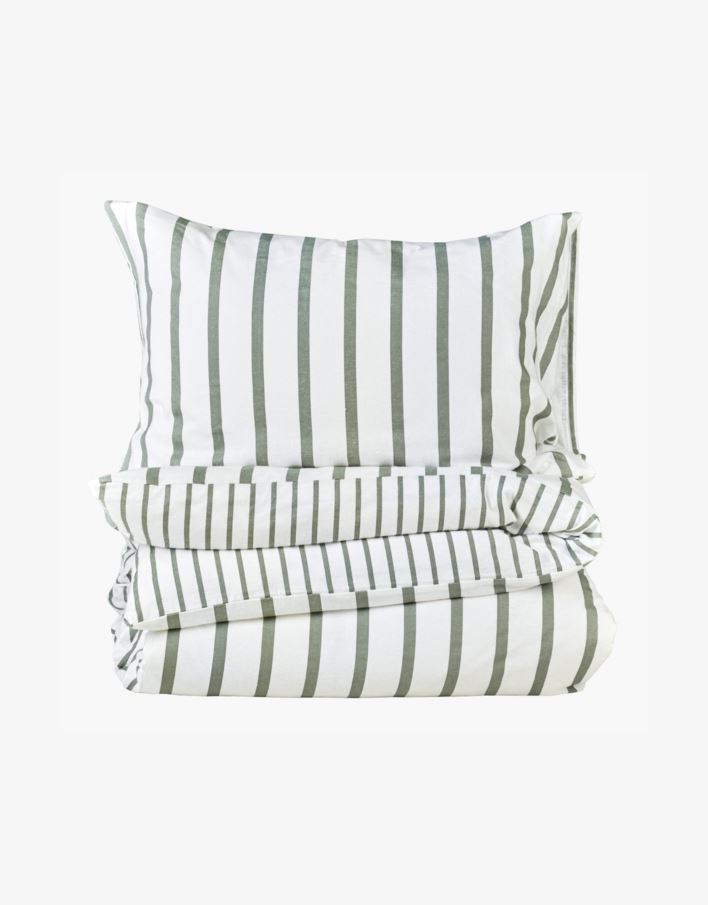 Flanell voodipesukomplekt oliiviroheline - 150x210 cm oliiviroheline - 1