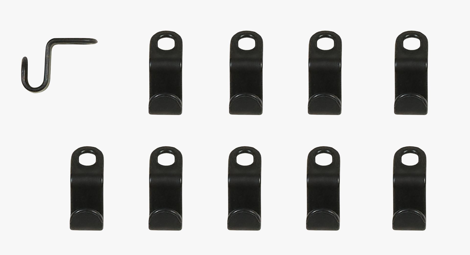 Riidepuu must - 2x5 cm must - 1