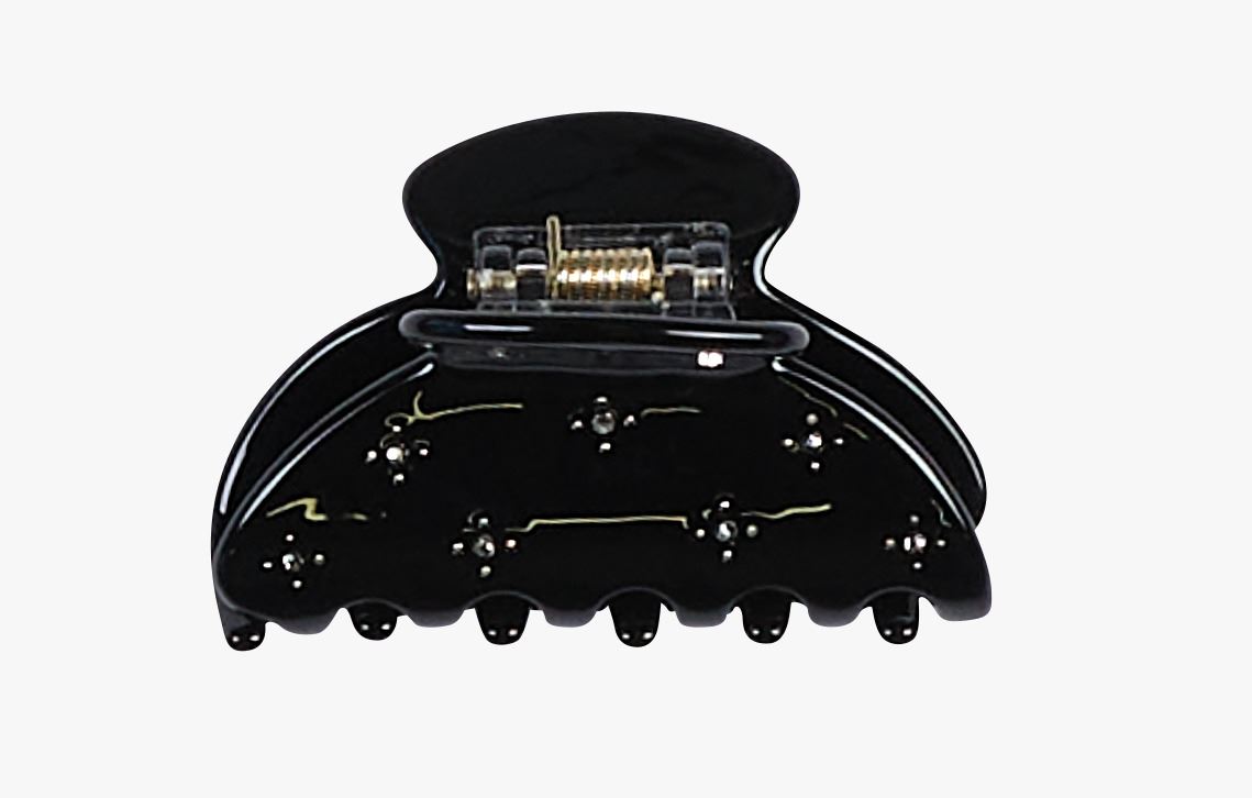 Juukseklamber must - 4,6x8,6x4,5 cm must - 1