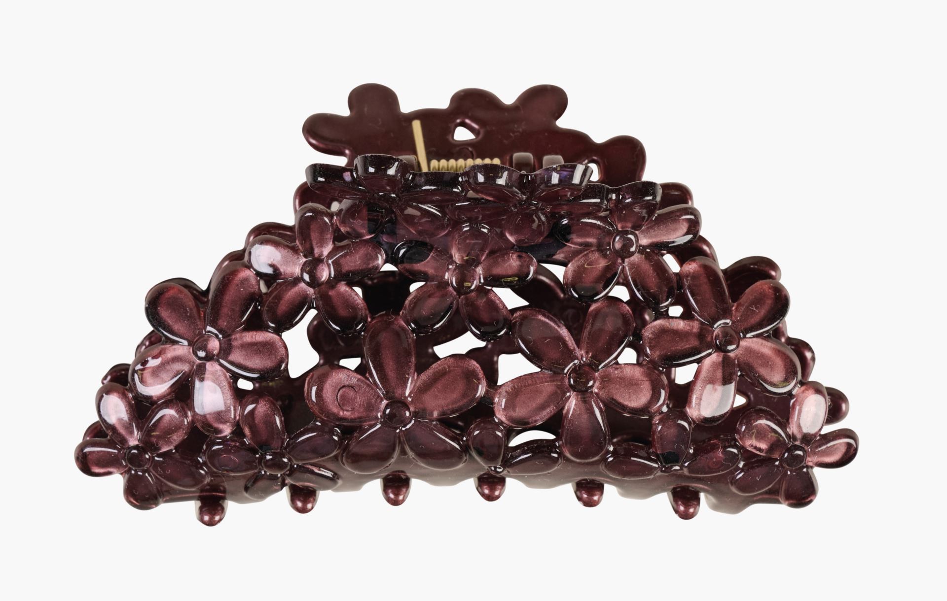 Juukseklamber tumepunane - 4,5x9,7x4,3 cm tumepunane - 1