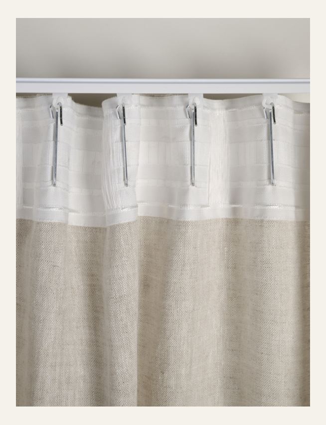 Linane kardin hele beige - 4