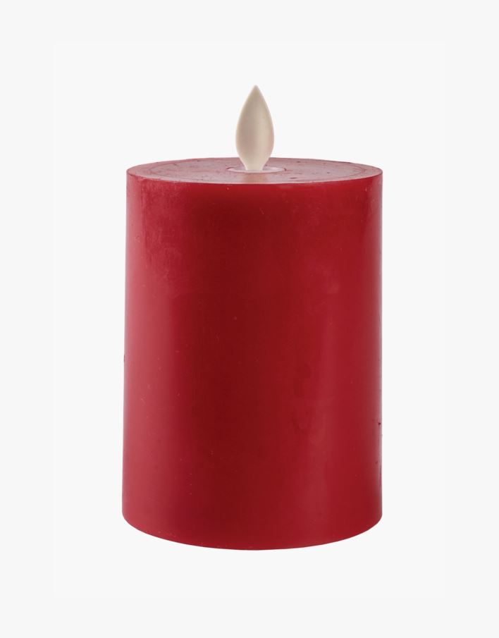 Led-lauaküünal tumepunane - 7,5x7,5x10 cm tumepunane - 1