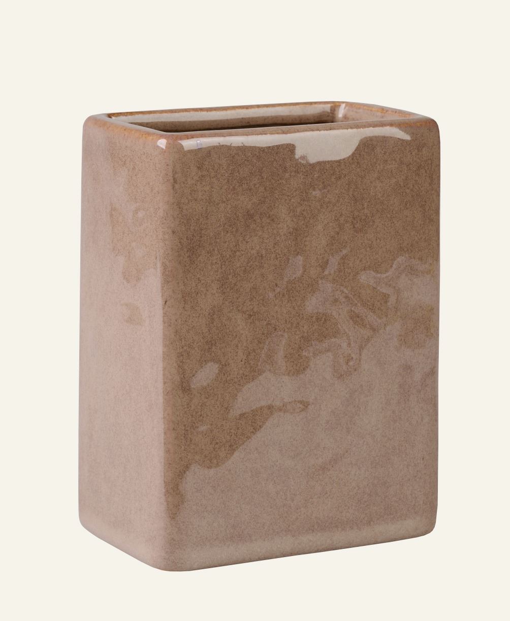 Hambaharjahoidja pruun - 7,2x7,2x11 cm pruun - 1