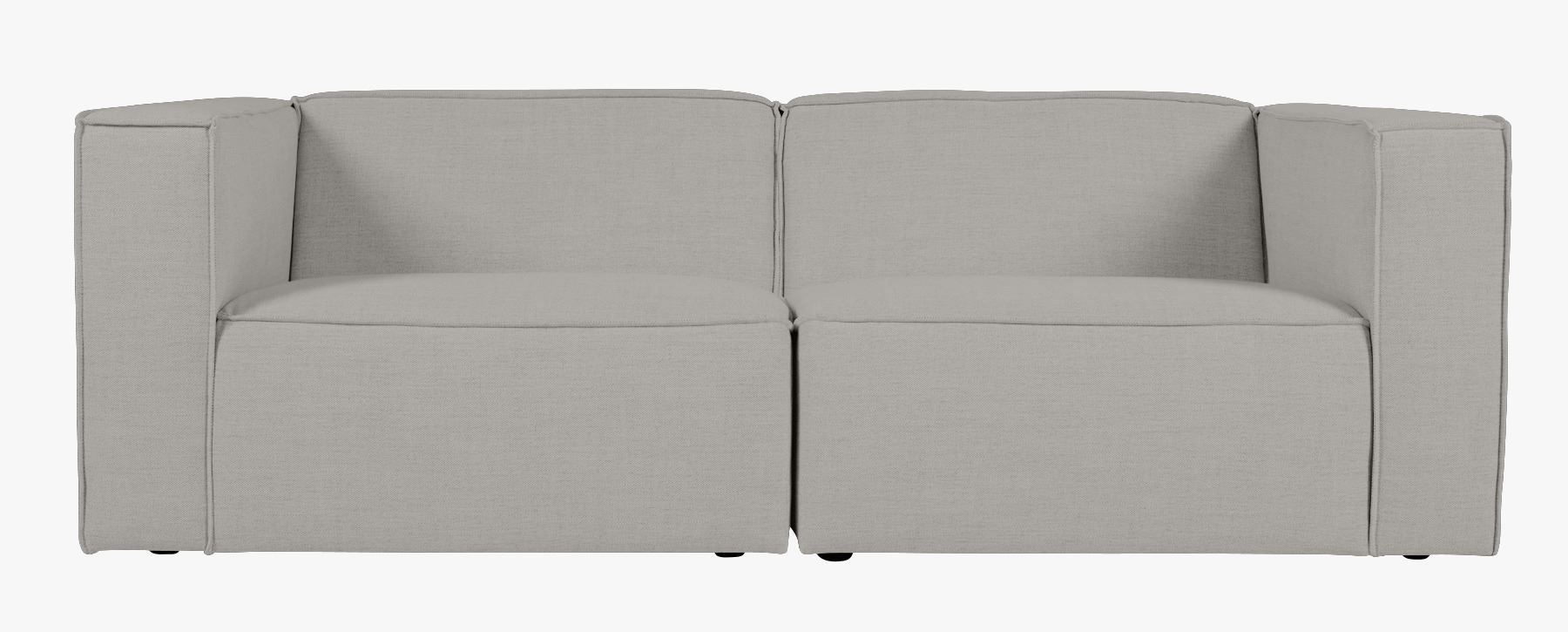 2-kohaline diivan käetoega hall - 220x93x73 cm hall - 1