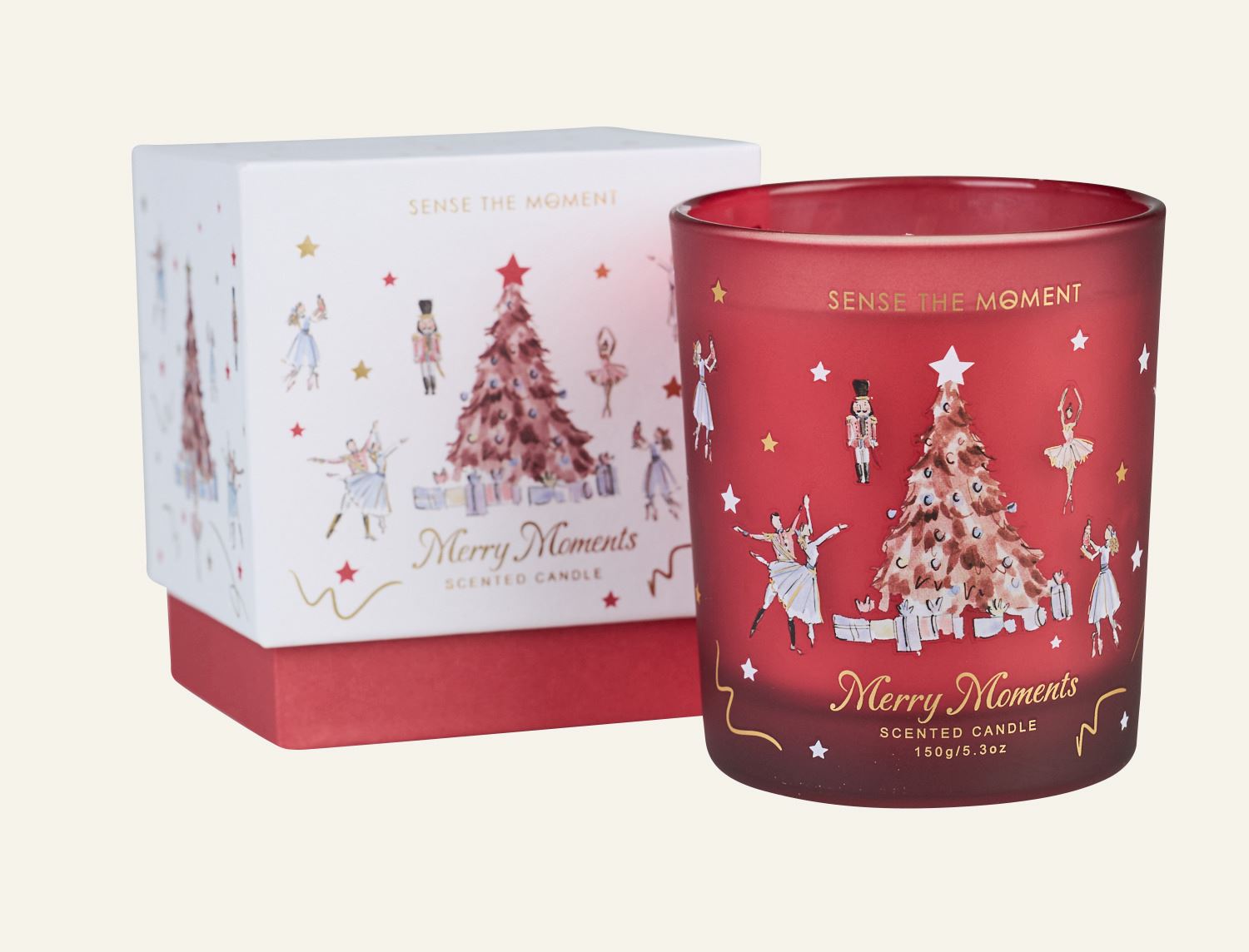 Lõhnaküünal mitmevärviline/punane - 150 g mitmevärviline/punane - 1