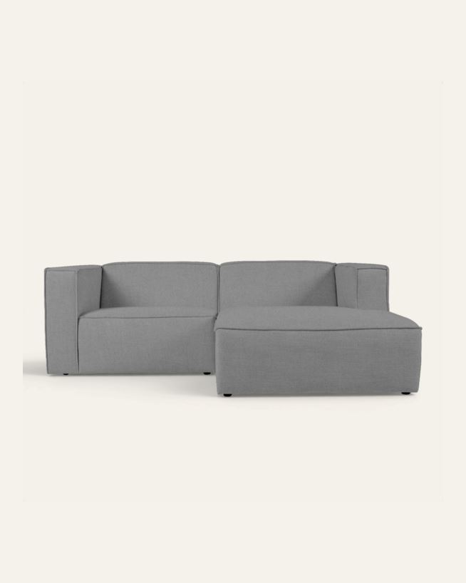 Mooduldiivan 2 osa parempoolne lamamistool hall - 224x154x73 cm hall - 1