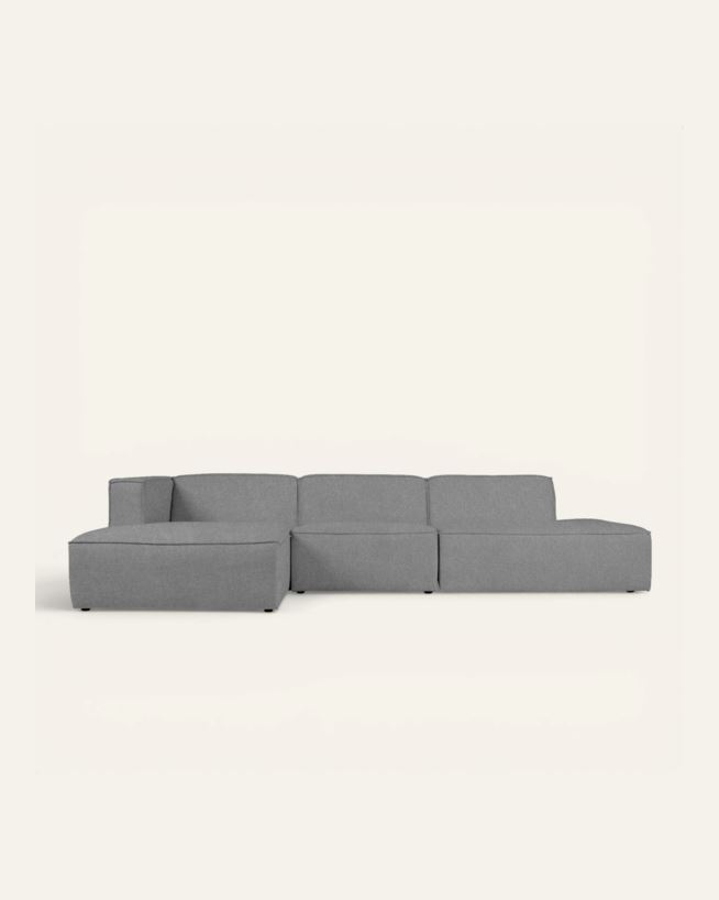 Mooduldiivan 3-osaline avatud ots paremal hall - 338x153x73 cm hall - 1
