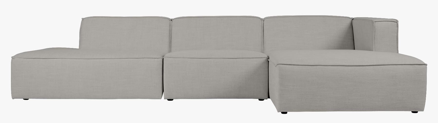 3-kohaline diivan avatud vasakule hall - 153x338x73 cm hall - 1