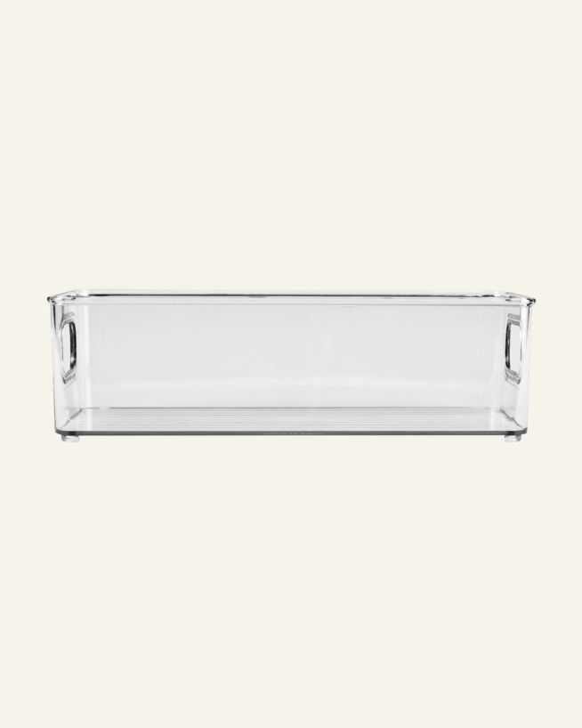 Virnastatav hoiukarp läbipaistev - 10x25,5x7,7 cm läbipaistev - 1