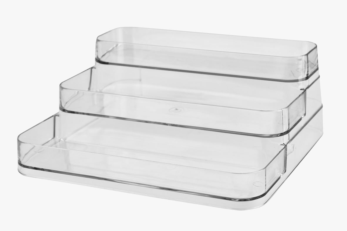 Ladustamisriiul läbipaistev - 24,3x26,6x10,3 cm läbipaistev - 1