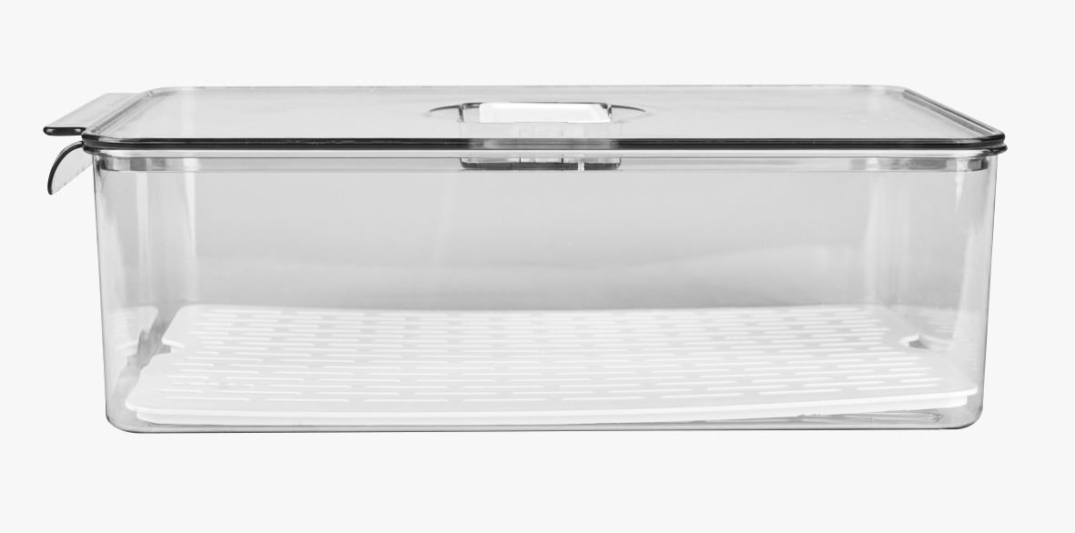 Säilitusnõu loodusvalge - 11x34x9 cm loodusvalge - 1