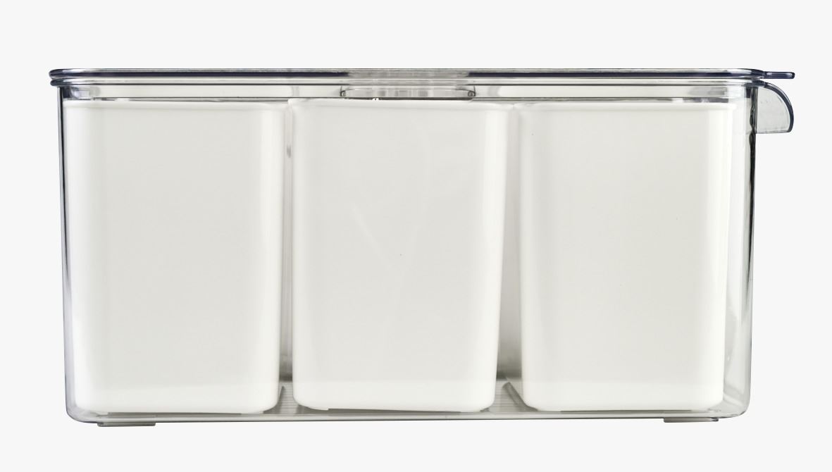 Säilitusnõu loodusvalge - 16x31,5x14,5 cm loodusvalge - 1