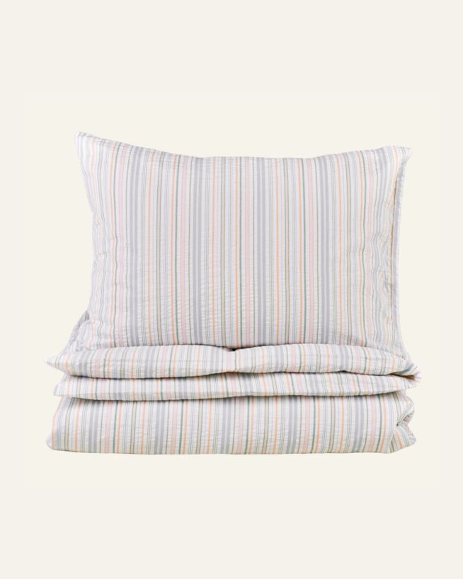 Voodipesukomplekt krepp-puuvillane mitmevärviline - 230x220+50x60 cm mitmevärviline - 1