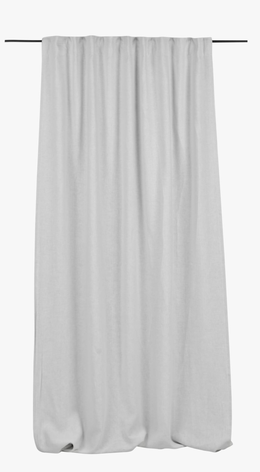 Valgust vähendavad linane kardin valge - 135x250 cm valge - 1