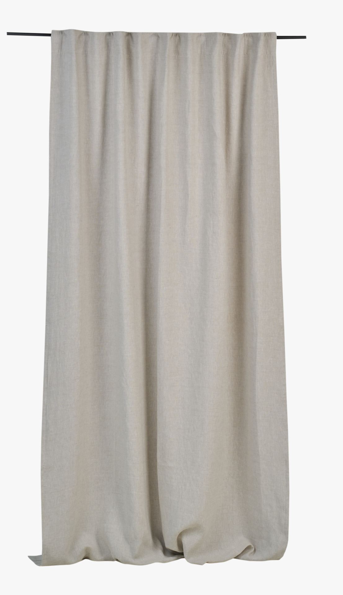 Valgust vähendavad linane kardin naturaalne toon - 135x250 cm naturaalne toon - 1