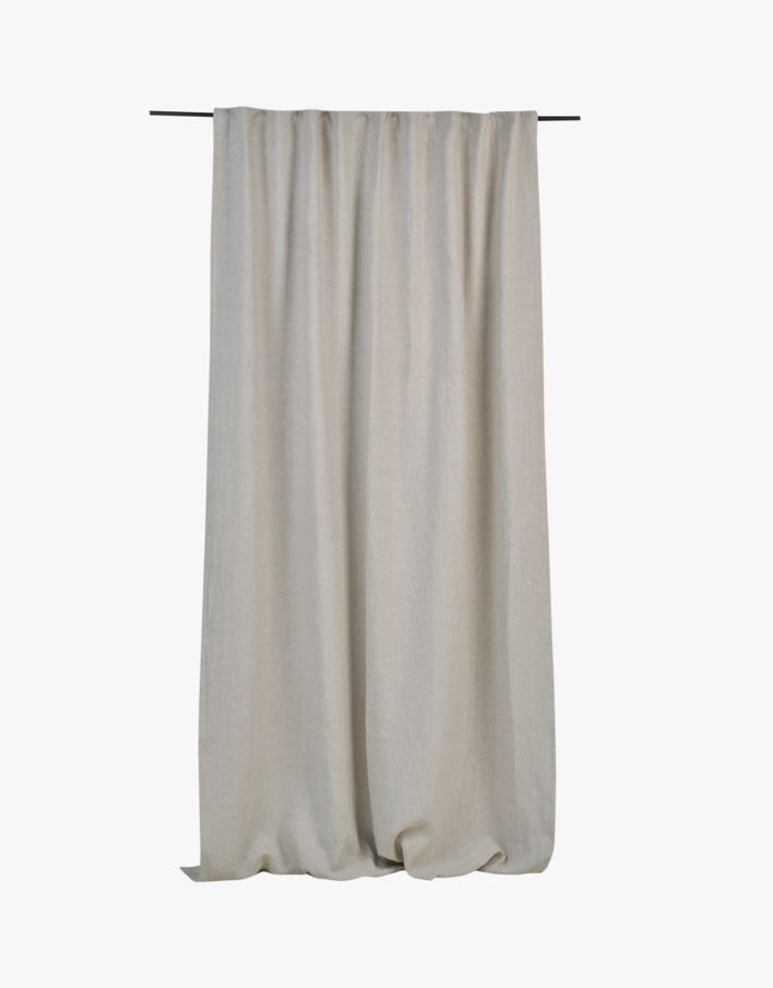 Valgust vähendavad linane kardin naturaalne toon - 135x250 cm naturaalne toon - 1