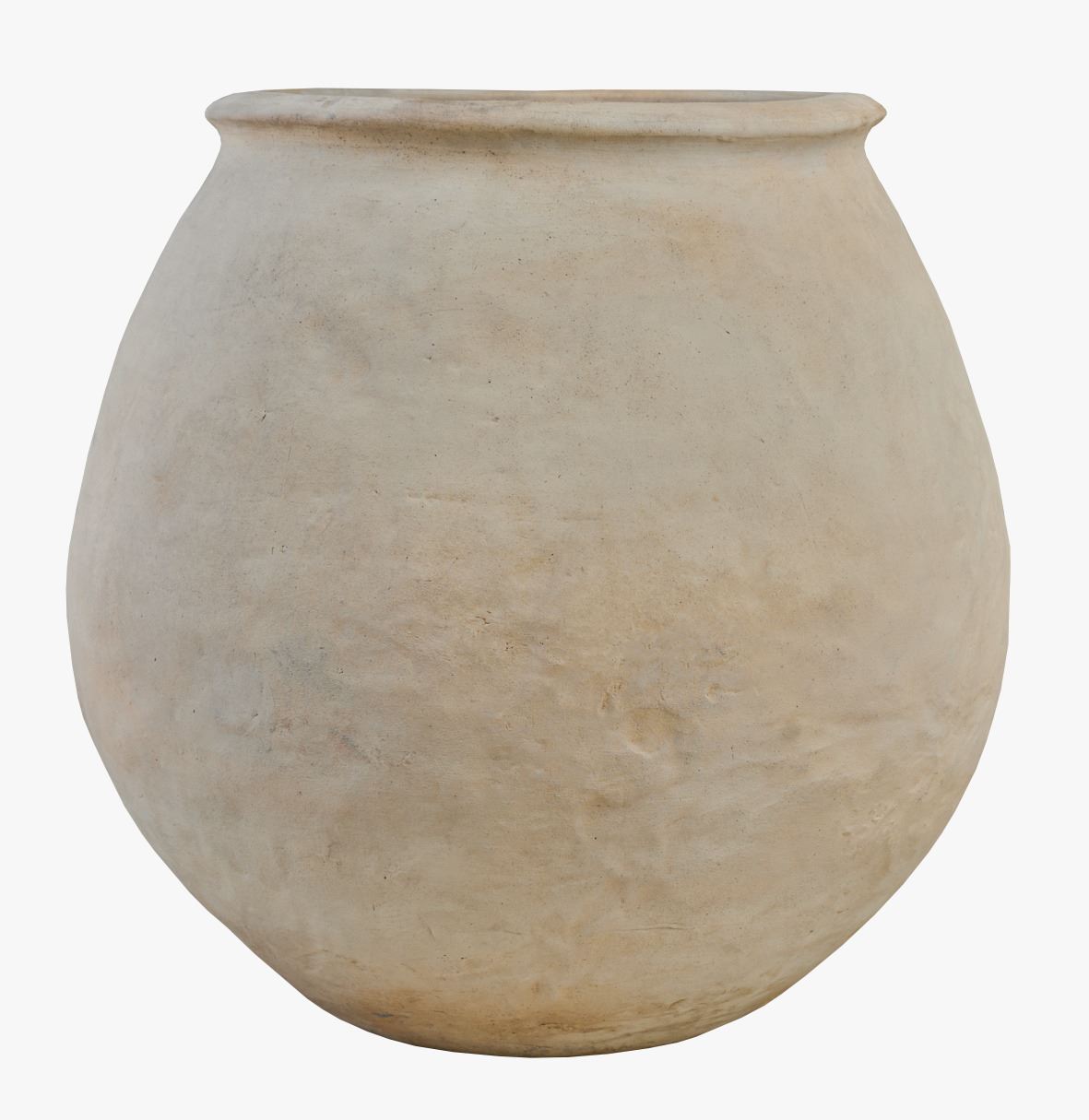 Keraamiline vaas loodusvalge - 51x51x52 cm loodusvalge - 1